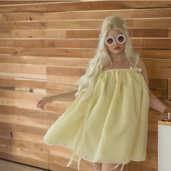 5X Dole Whip Powder Puff Dress Selkie - Picture 1 of 3